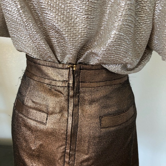 NWT Marc Jacobs - Bronze A-Line Skirt - Picture 2 of 8